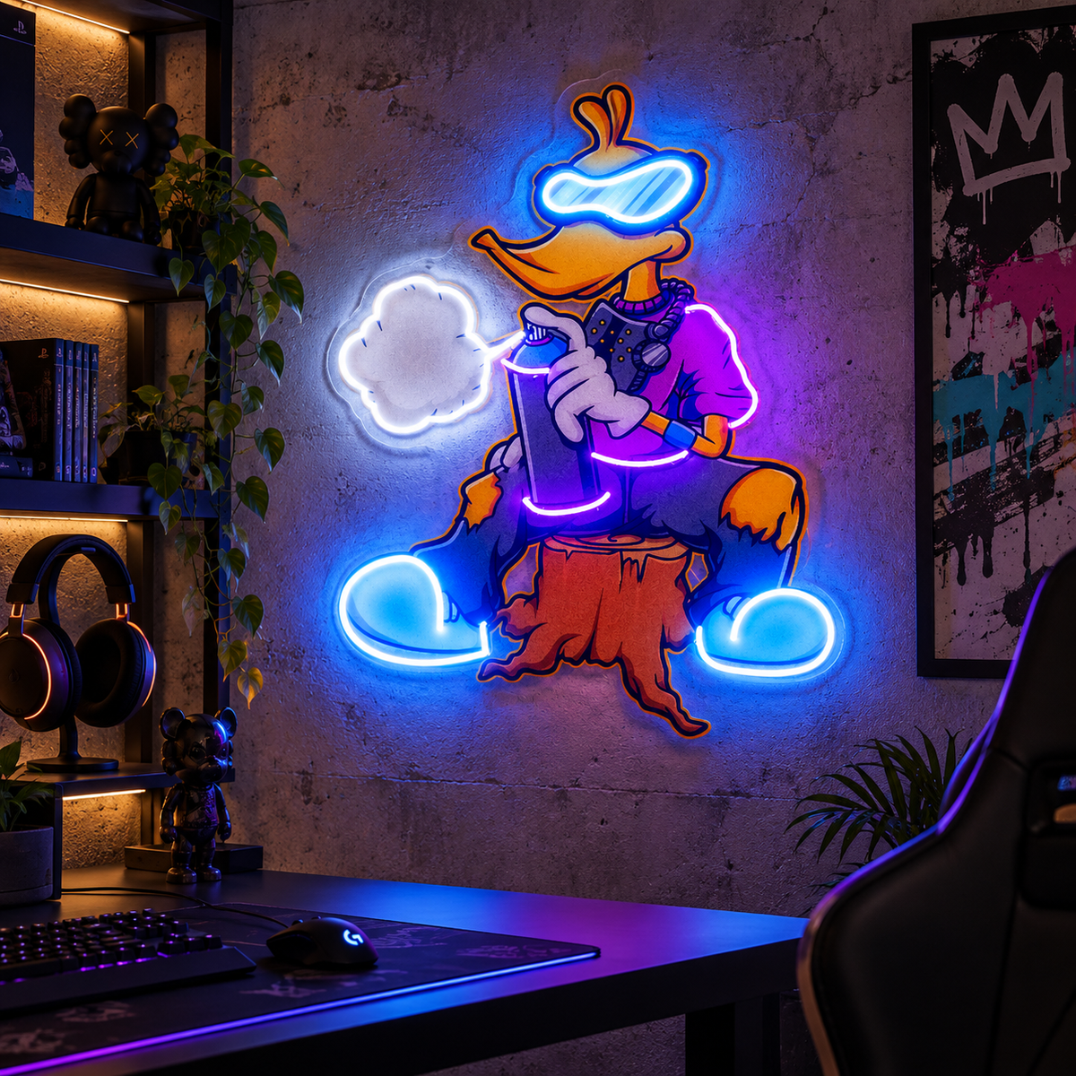 Cool Duck LED Neon Sign Light – Hip-Hop Wall Art