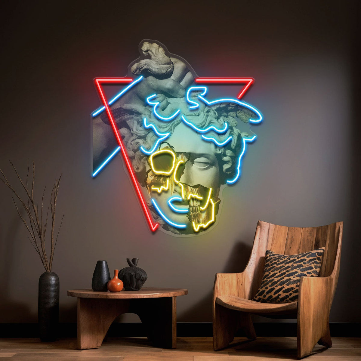Broken Inside Collapse Art LED Neon Sign Light Pop Art