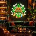 Psychedelic Alien LED Neon Sign Light Pop Art