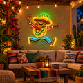 Dancing Taco Disco LED Neon Sign Light Pop Art