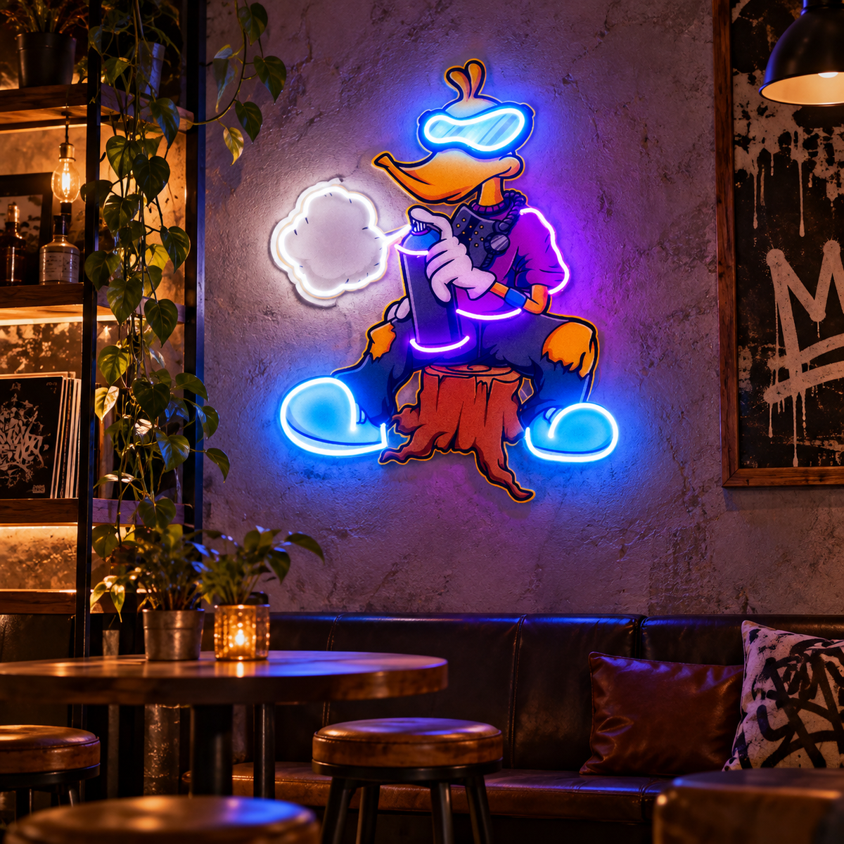 Cool Duck LED Neon Sign Light – Hip-Hop Wall Art
