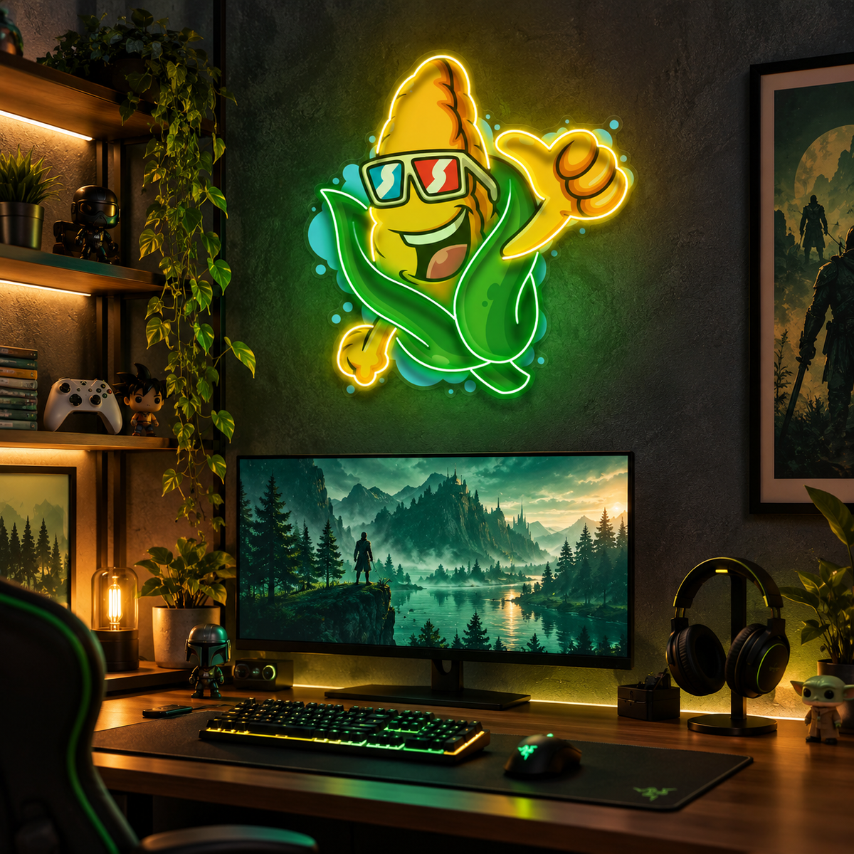 Cool Corn LED Neon Sign Light Pop Art