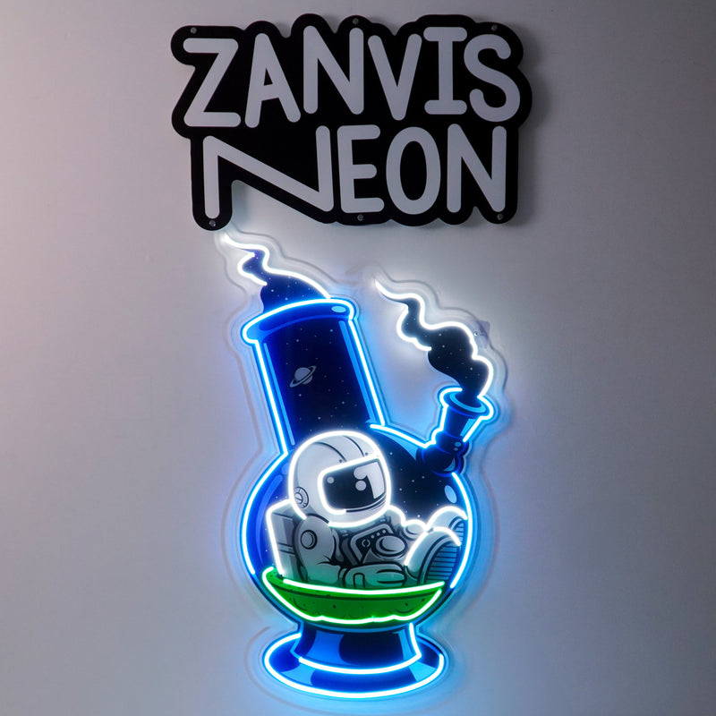 Astronaut Bong Led Neon Acrylic Artwork