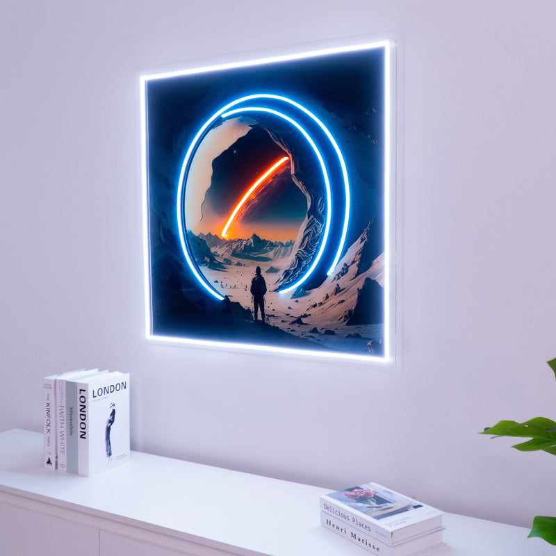 Astronaut Experiencing The Space LED Neon Sign Light Pop Art