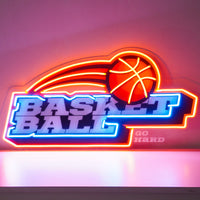 Basketball Go Hard LED Neon Sign Light Pop Art