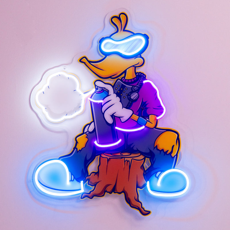 Cool Duck LED Neon Sign Light Pop Art