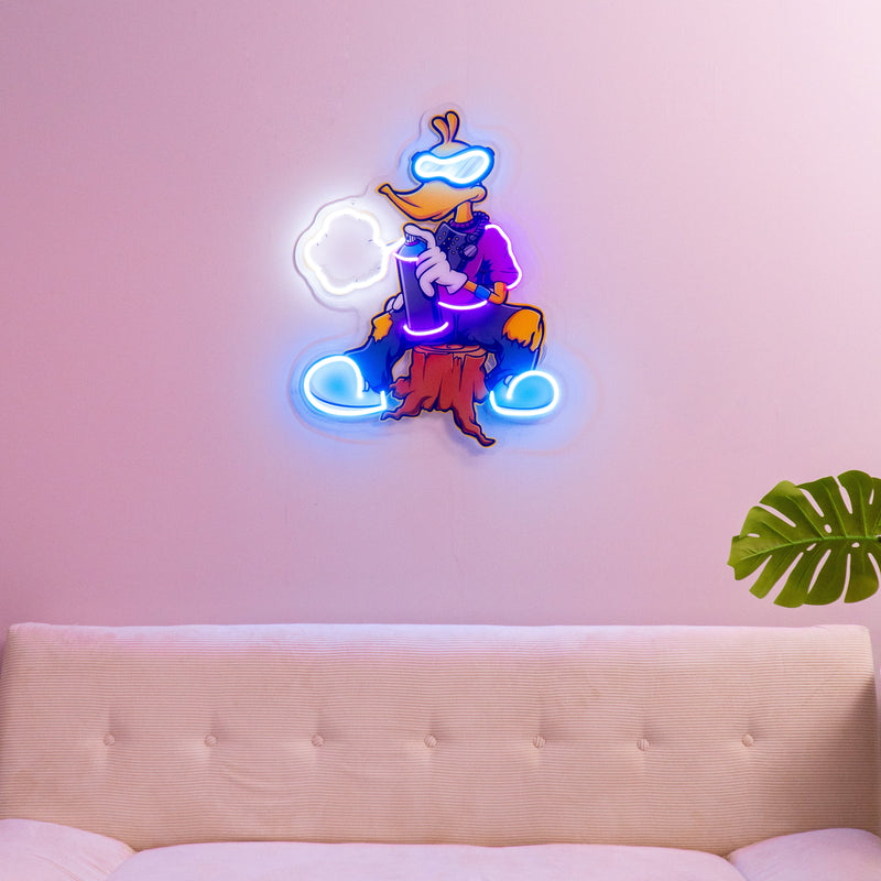Cool Duck LED Neon Sign Light Pop Art