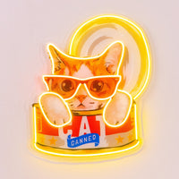 Cat Food LED Neon Sign Light Pop Art