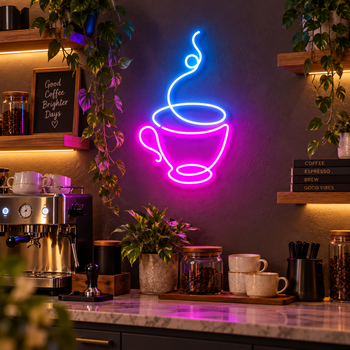 Coffee Cup Neon Sign