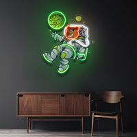 Bear Space LED Neon Sign Light Pop Art