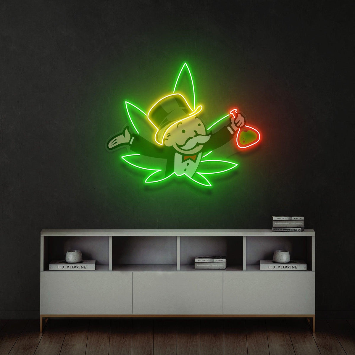 Bongopoly Led Neon Acrylic Artwork