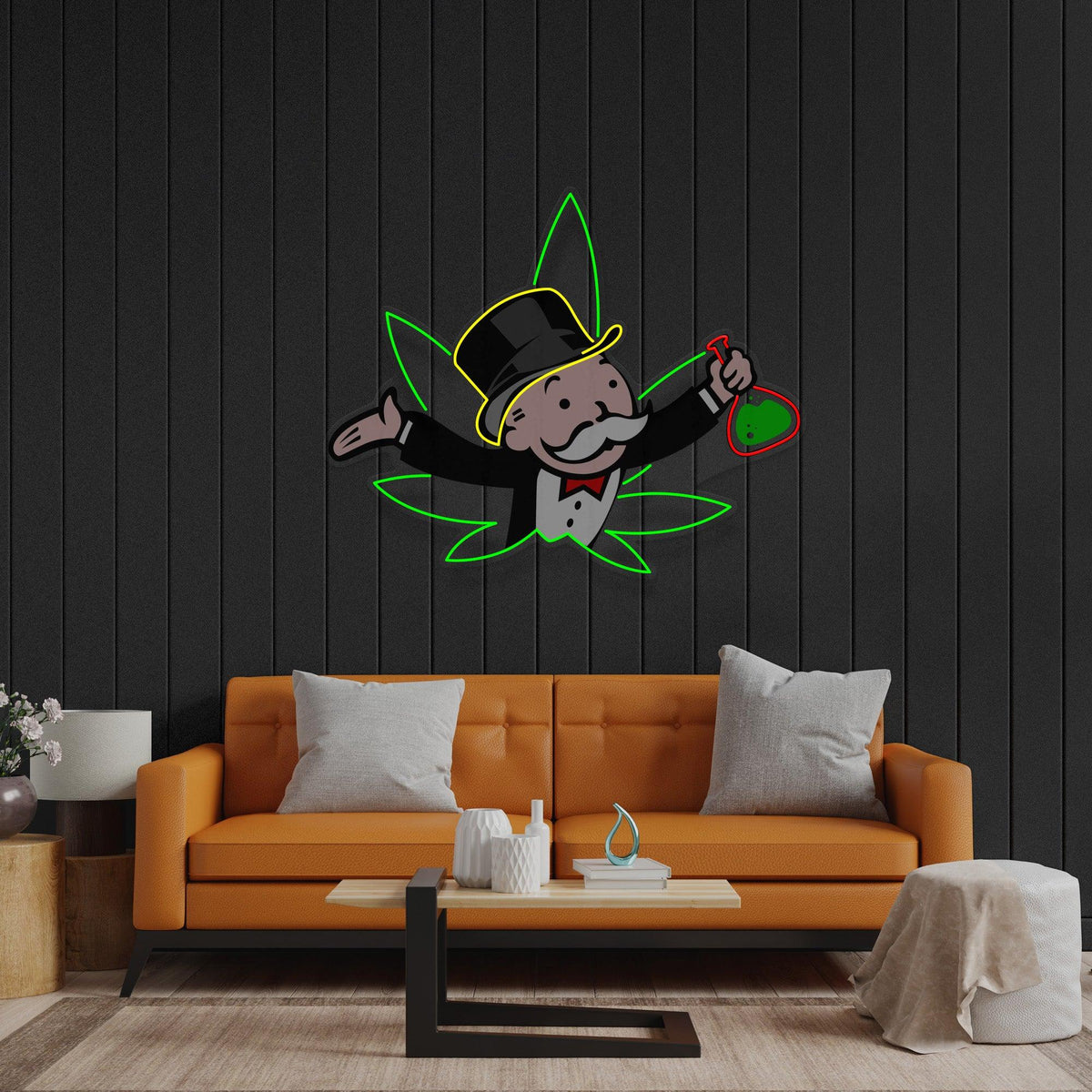 Bongopoly Led Neon Acrylic Artwork