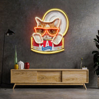 Cat Food LED Neon Sign Light Pop Art