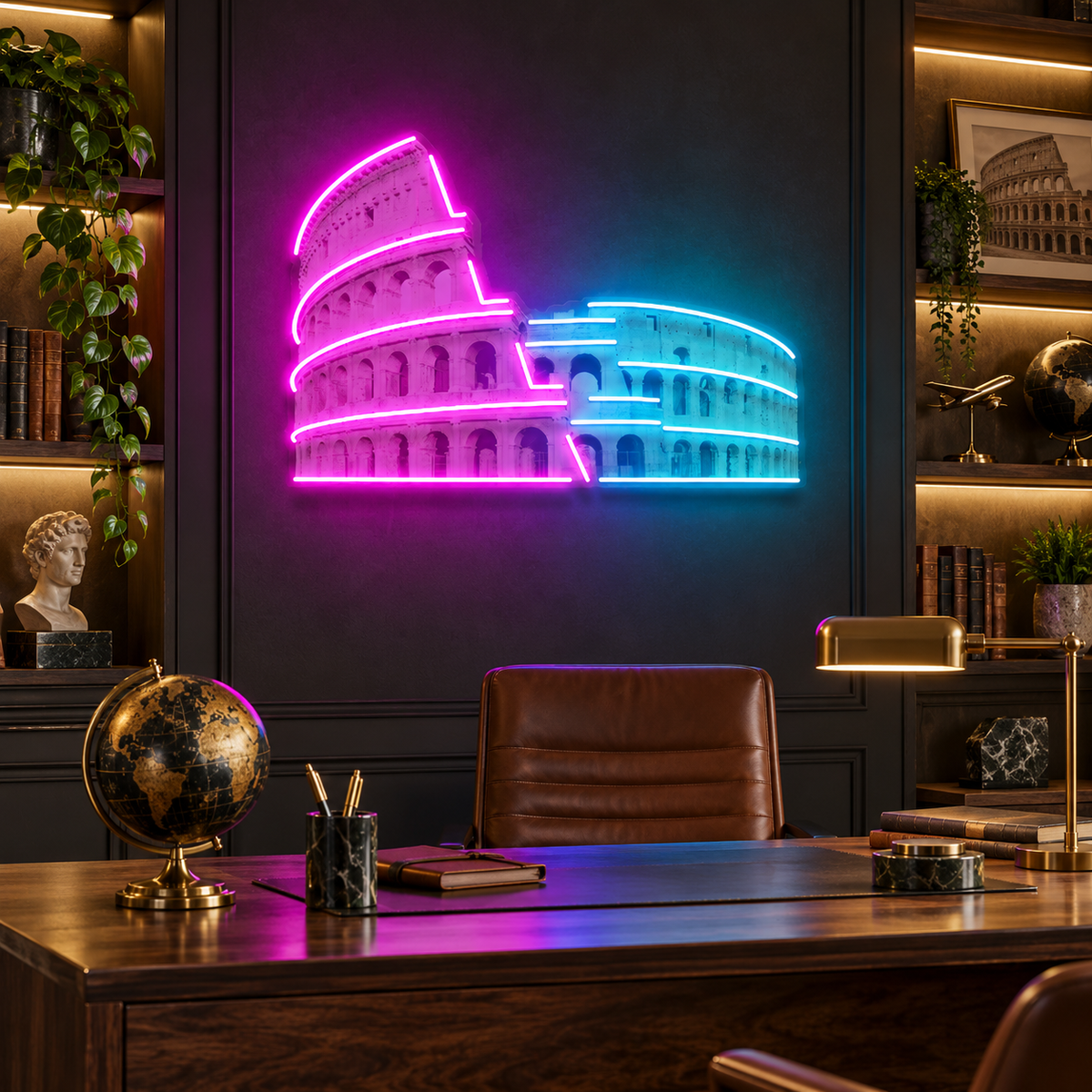 Colosseum Led Neon Acrylic Artwork