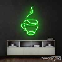 Coffee Cup Neon Sign