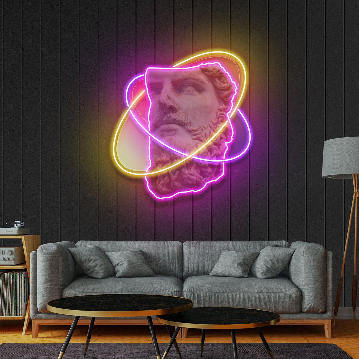 Colorful Sculpture Neon Acrylic Artwork