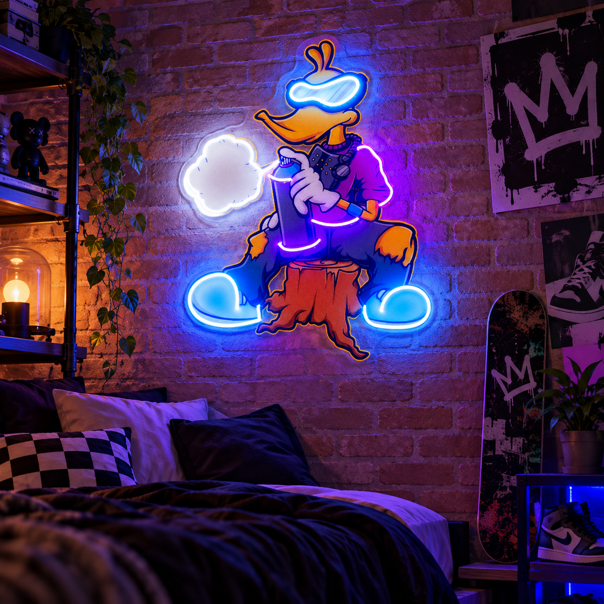 Cool Duck LED Neon Sign Light – Hip-Hop Wall Art